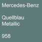 Preview: Mercedes-Benz, Quellblau Metallic, 958.